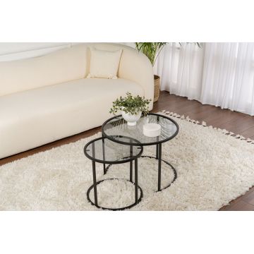 Set masuta de cafea, Nordure, Aurum, Gri inchis