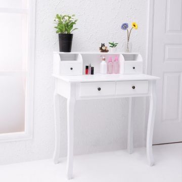 MAA7 - Masa Alba Toaleta 4 Sertare - Machiaj, Masuta Cosmetica