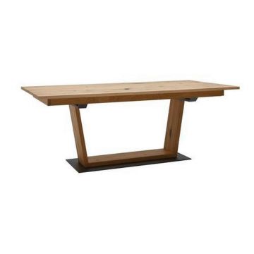 MASĂ din lemn, material pe bază de lemn 200/100/76,5 cm