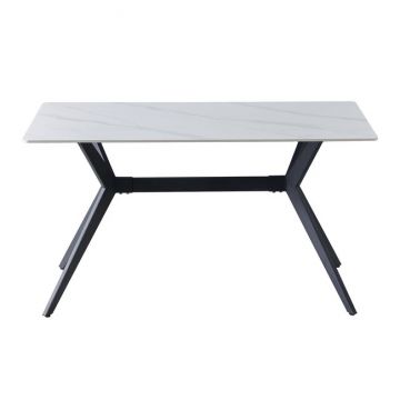 Masa fixa Loly Snow White 160x90x75cm alba