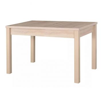 Masă Max 10 extensibilă, PAL melaminat + design funcțional, 120-160x70x78 cm, Sonoma