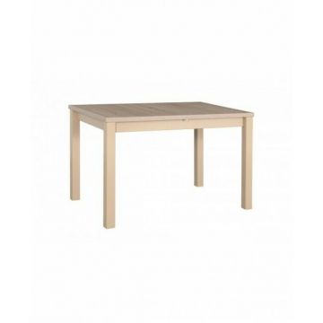 Masă Max 4 extensibilă, PAL melaminat + structură solidă, 120-150x80x70 cm, Sonoma