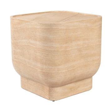 Măsuță auxiliară cu aspect de piatră ø 45 cm Noble – Zuiver