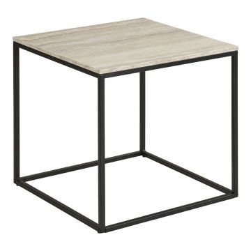 Măsuță auxiliară cu aspect de piatră 45x45 cm Vita – House Nordic