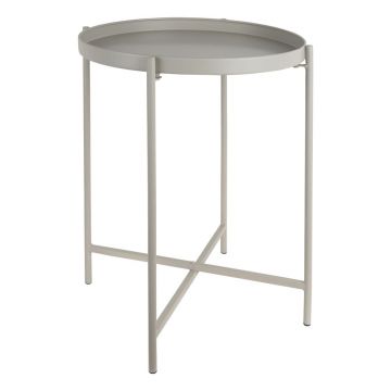 Măsuță auxiliară rotundă din metal ø 40 cm Meseta – Leitmotiv