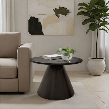 Masuta de cafea Donda Gri inchis 60x60x40 cm