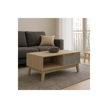 Masuta de Cafea Judas Sonoma Bej marmura90x45x38.5 cm