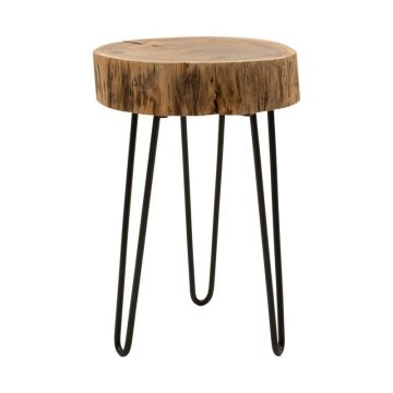 Masuta laterala Tripp I Natural 32x32x47 cm