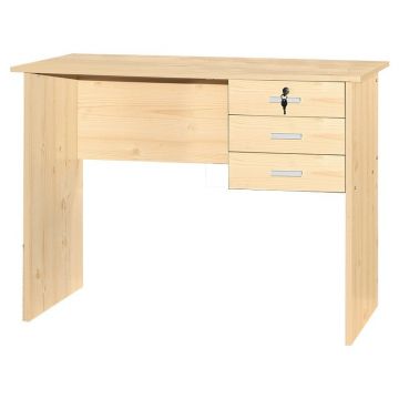 Birou cu sertare Sophia natural 116x57x72cm