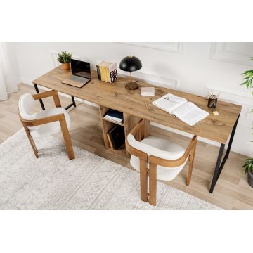 Birou Twin Study Desk Verde inchis