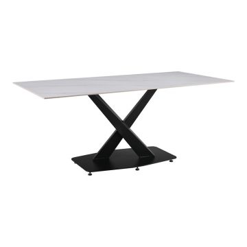 Masa de bucatarie Tafel, Alb, 180x90x76 cm