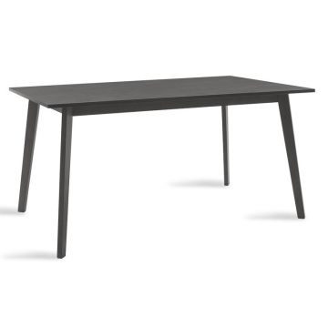 Masa de dining Benson, furnir, Gri rustic, 150x90x75 cm