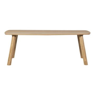 Masă de dining din lemn de stejar 100x180 cm Tablo – WOOOD