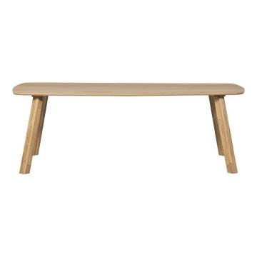 Masă de dining din lemn de stejar 100x220 cm Tablo – WOOOD
