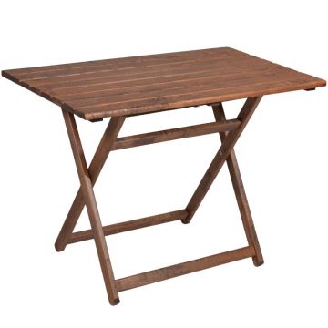 Masa exterior Retto, fag nuc, 80x60x72 cm