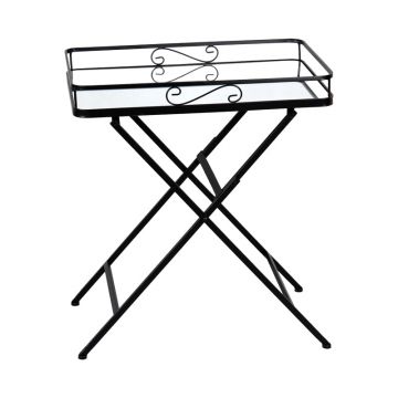 Masa pliabila Joene  Negru 60x38x68 cm