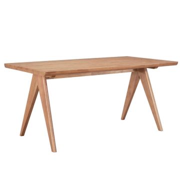 Masa Winslow, Arbore de cauciuc, Nuc deschis, 200x85x75 cm