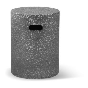 Măsuță auxiliară de grădină Bonami Selection Loris, ø 35 cm, negru