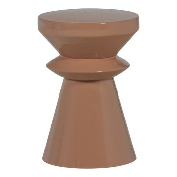 Măsuță auxiliară din metal ø 30 cm Fedde – WOOOD