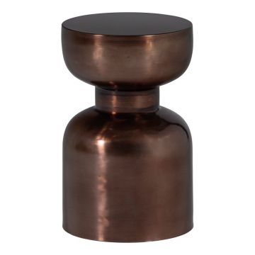 Măsuță auxiliară rotundă din metal ø 30 cm Frits – WOOOD