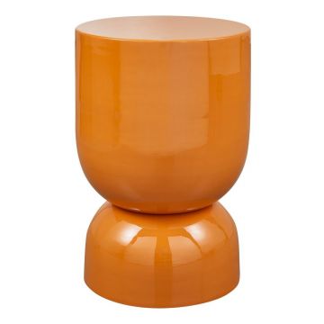 Măsuță auxiliară rotundă din metal ø 32 cm Hekla – WOOOD