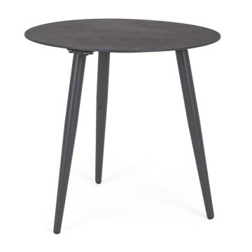 Măsuță de grădină rotundă din aluminiu ø 50 cm Ridley – Bizzotto