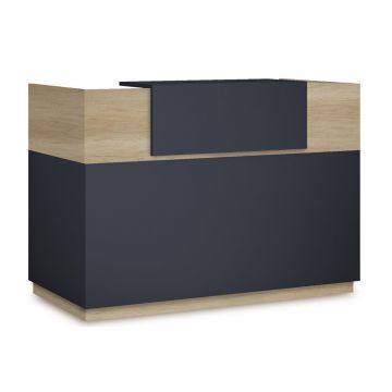 Receptie Lotus stejar - Gri inchis 180x70x110cm