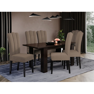 Set Masa Venetia extensibila + 6 Scaune Wog Castel 20