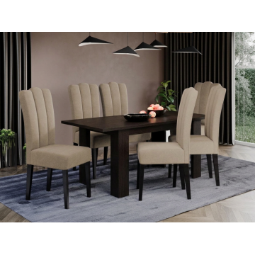 Set Masa Venetia extensibila + 6 Scaune Wog Moric 2