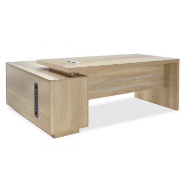 Birou executiv Minimal pe colt dreapta 200x170x75cm