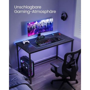 Birou Gaming Vasagle, model Miriam, 120x60X75 cm, Negru