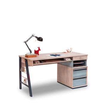 MASĂ DE BIROU PENTRU TINERET in material pe bază de lemn 141/76/64 cm