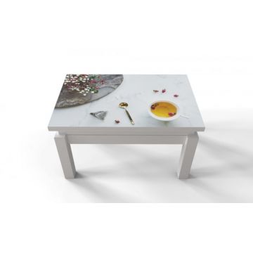 Masa Transformer Butterfly Print 9 Alb