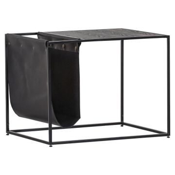 MĂSUȚĂ DE CAFEA lemn, metal, textil, material pe bază de lemn 60/45/46 cm