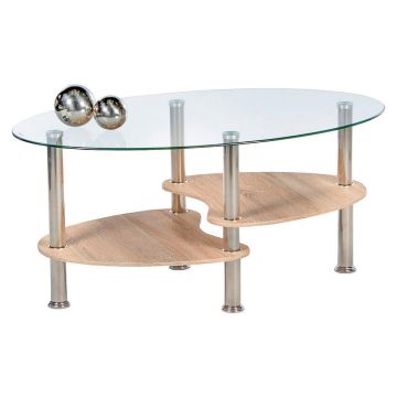 MĂSUȚĂ DE CAFEA lemn, sticlă