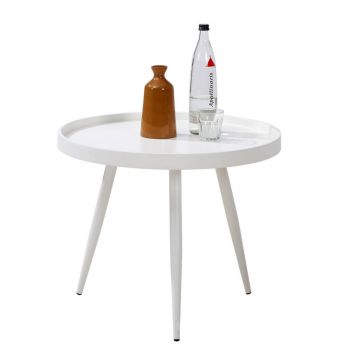 MĂSUȚĂ DE CAFEA metal, material pe bază de lemn 60/60/50 cm