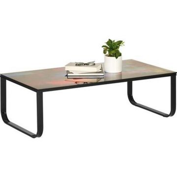 MĂSUȚĂ DE CAFEA metal, sticlă 105/55/32 cm