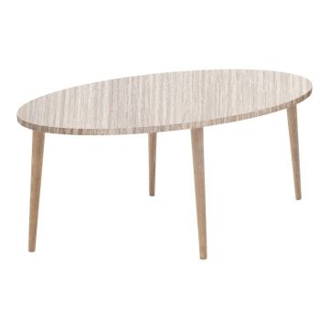 Masuta de Cafea Model Barton, Natur/Nuc, 90x45x40 cm