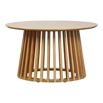 Masuta de Cafea Model Domonic, Natur, D80x45 cm