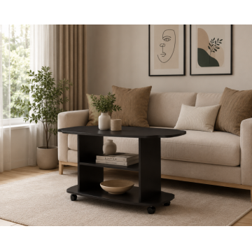 Masuta De Cafea Twist Ro Wenge 100x60x54 cm