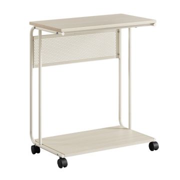 Masuta laterala C- Shape cu roti, 55x32x65cm