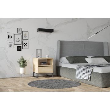 Noptiera Model Banks, Stejar, 51x51x61cm