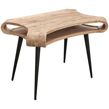 Birou, 120/80/70 cm, lemn, metal