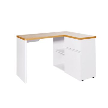 Birou de colt in material pe bază de lemn