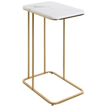 Masă Auxiliară din metal, material pe bază de lemn,