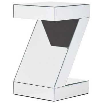 MASĂ AUXILIARĂ in plastic, sticlă, material pe bază de lemn 30/30/50 cm