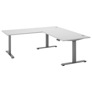 MASĂ DE BIROU PE COLț, 100/180/74-127 cm, material pe bază de lemn