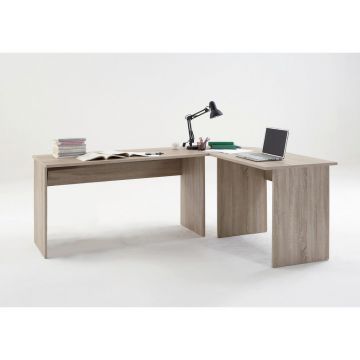 MASĂ DE BIROU PE COLȚ in material pe bază de lemn