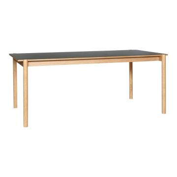 Masă de dining din lemn de stejar 107x190 cm Oblique – Hübsch