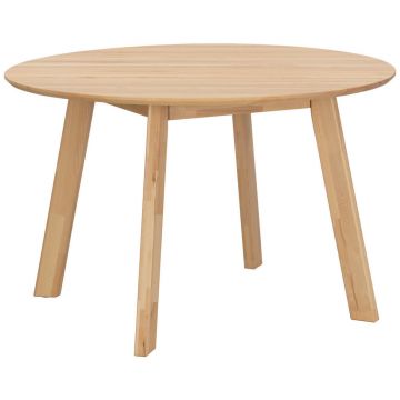 Masă din lemn, 120/120/75 cm,